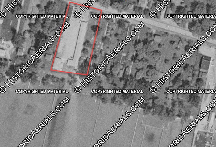 Colony Motel (Pearl Beach Bar & Motel) - 1957 Aerial (newer photo)